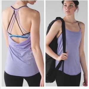 LuluLemon Free to be Wild Lilac Tank